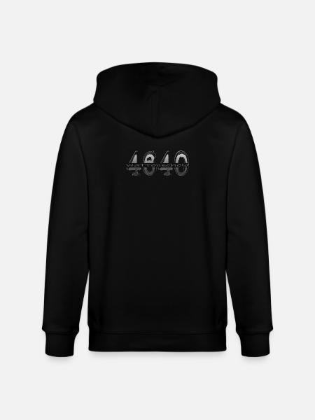 4640 Wattenscheid Ruhrpott Bochum - Stanley/Stella CULTIVATOR Unisex Organic Hooded Jacket - black