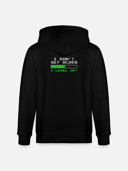 Gamer-gamers fødselsdag - Stanley/Stella økologisk unisex-hættejakke CULTIVATOR  - sort