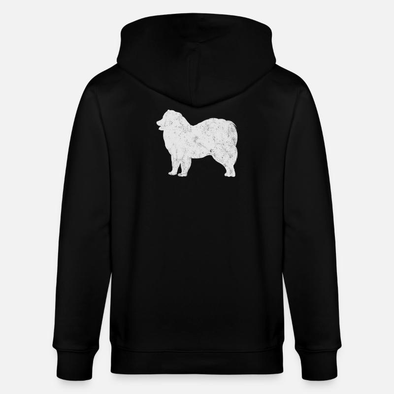 Samojede Samoyed Hundebesitzer - Stanley/Stella Unisex Bio-Kapuzenjacke CULTIVATOR  - Schwarz