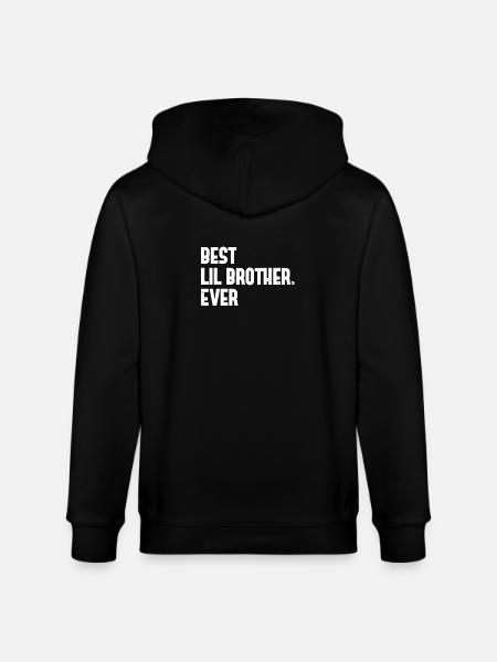Best Brother Ever - Stanley/Stella CULTIVATOR Unisex Organic Hooded Jacket - black