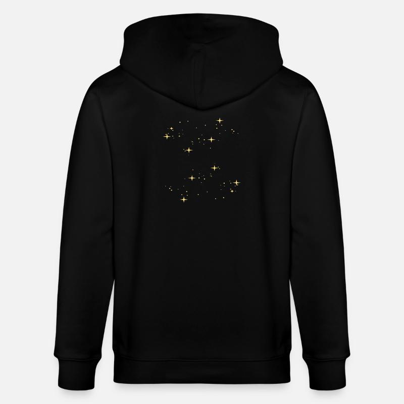 Étoiles étoiles étoiles étoiles - Veste à capuche bio CULTIVATOR Stanley/Stella Unisexe - noir