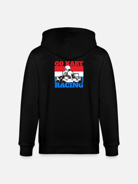Go Kart Go Cart Racing - Stanley/Stella økologisk unisex-hættejakke CULTIVATOR  - sort