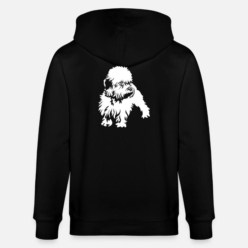 Dandie Dinmont Terrier "Black Edition" - Veste à capuche bio CULTIVATOR Stanley/Stella Unisexe - noir