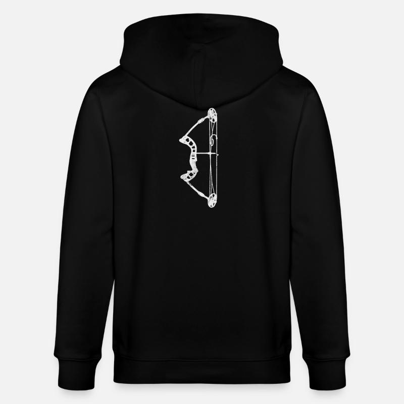 Tir à l’arc Archer - Veste à capuche bio CULTIVATOR Stanley/Stella Unisexe - noir
