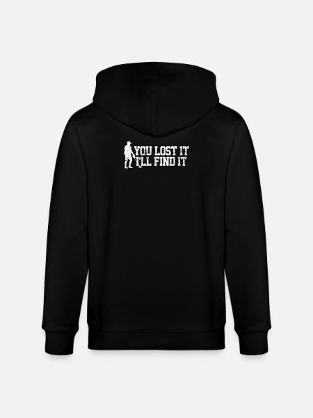 Metal detection detectorist - Stanley/Stella CULTIVATOR  Unisex Organic Hooded Jacket - black