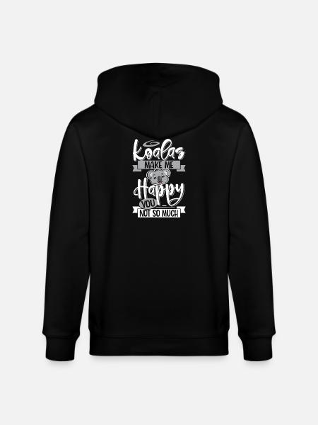 Koala - Stanley/Stella Unisex Bio-Kapuzenjacke CULTIVATOR - Schwarz