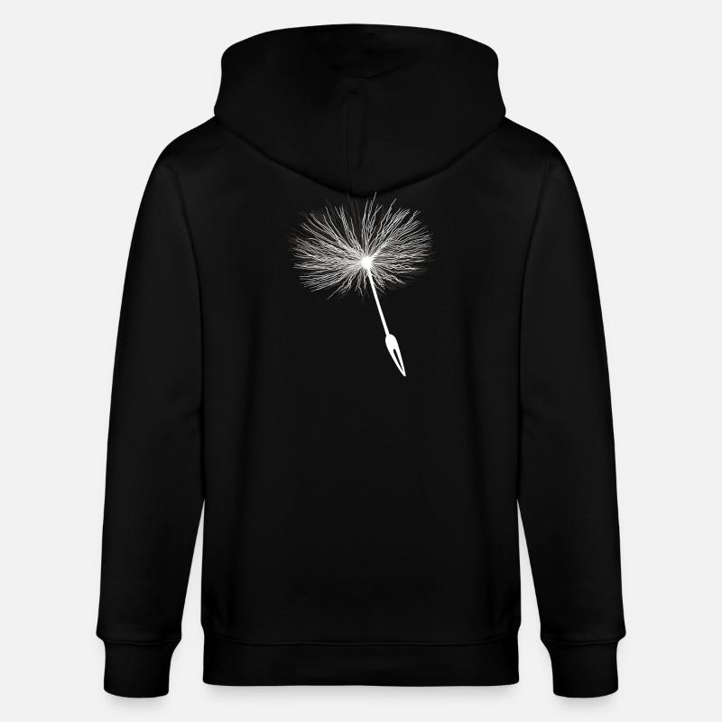 Loewenzahn Samen Pusteblume - Stanley/Stella Unisex Bio-Kapuzenjacke CULTIVATOR  - Schwarz