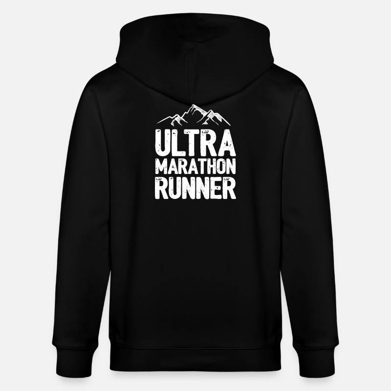 Coureur d’ultra marathon - Veste à capuche bio CULTIVATOR Stanley/Stella Unisexe - noir