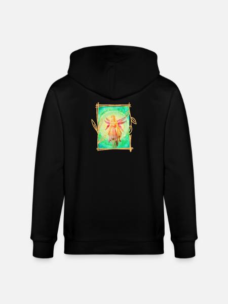 Magic Elf Shunija - Sonja Ariel von Staden - Stanley/Stella CULTIVATOR  Unisex Organic Hooded Jacket - black