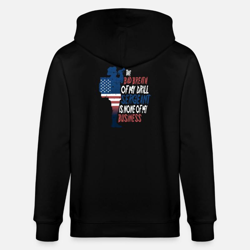 Drill Sergeant - Stanley/Stella Unisex Bio-Kapuzenjacke CULTIVATOR  - Schwarz