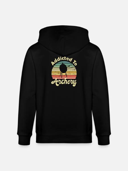 Archery Archery Archer Archer - Stanley/Stella CULTIVATOR Unisex Organic Hooded Jacket - black