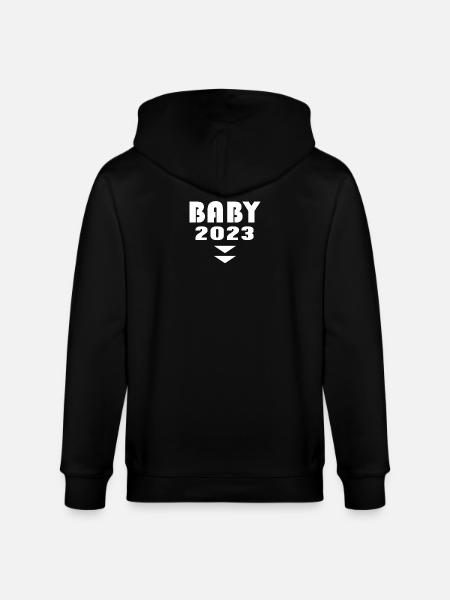 Bébé à bord 2023 - Veste à capuche bio CULTIVATOR Stanley/Stella Unisexe - noir