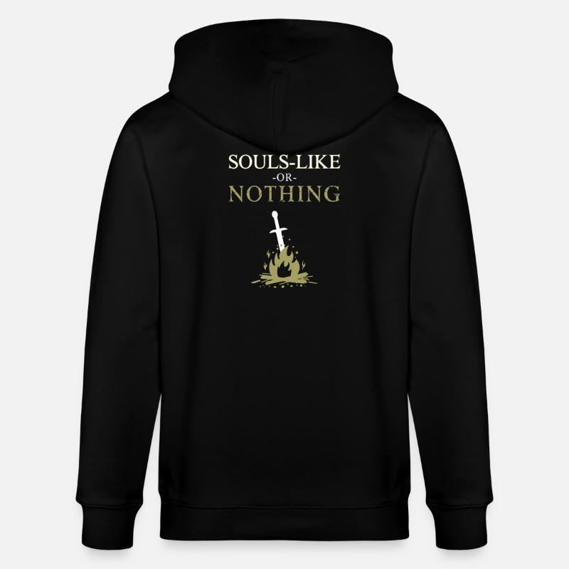 Seelen-Like oder nichts - Stanley/Stella Unisex Bio-Kapuzenjacke CULTIVATOR  - Schwarz