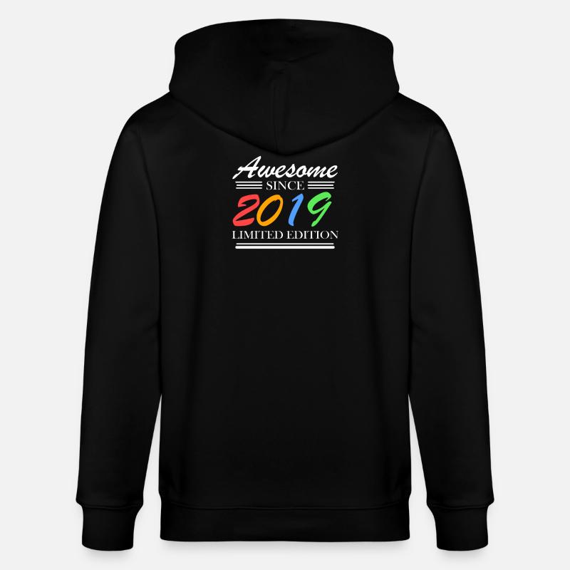 2019 - Veste à capuche bio CULTIVATOR Stanley/Stella Unisexe - noir
