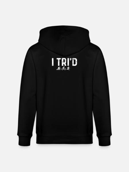 I Tri’d Triathlon - Veste à capuche bio CULTIVATOR Stanley/Stella Unisexe - noir