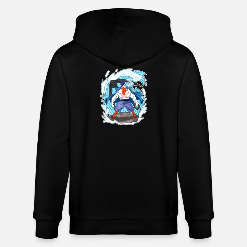 Möwe - Stanley/Stella Unisex Bio-Kapuzenjacke CULTIVATOR - Schwarz