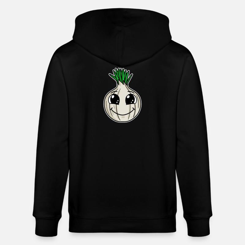 Oignon - Veste à capuche bio CULTIVATOR Stanley/Stella Unisexe - noir