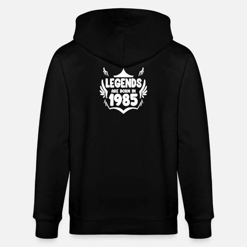 1985 - Né en 1985 - Veste à capuche bio CULTIVATOR Stanley/Stella Unisexe - noir