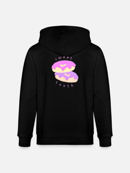 Sweet Tooth - Stanley/Stella CULTIVATOR  Unisex Organic Hooded Jacket - black