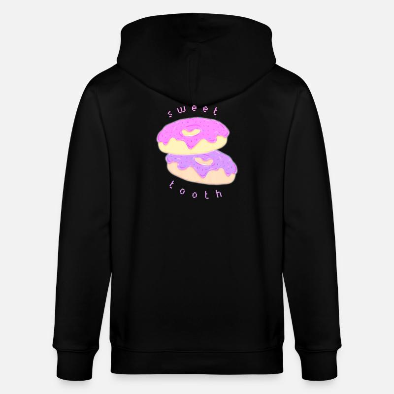 Dent sucrée - Veste à capuche bio CULTIVATOR Stanley/Stella Unisexe - noir