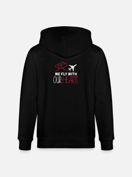 Airplane Pilot Quote Gift - Stanley/Stella CULTIVATOR Unisex Organic Hooded Jacket - black