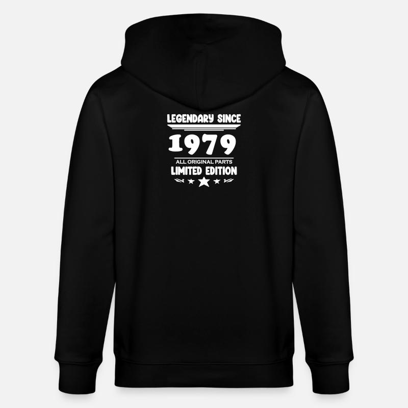 1979 - Veste à capuche bio CULTIVATOR Stanley/Stella Unisexe - noir