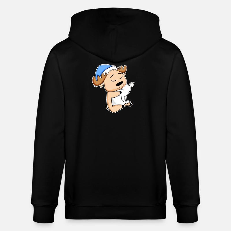 Élan - Veste à capuche bio CULTIVATOR Stanley/Stella Unisexe - noir