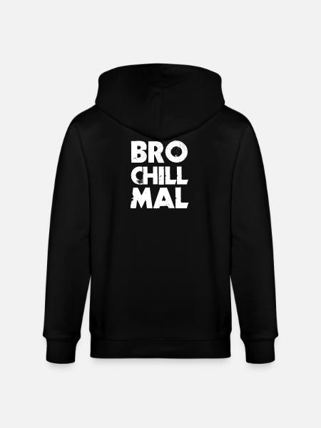 Bro Chill Mal - Stanley/Stella Unisex Bio-Kapuzenjacke CULTIVATOR  - Schwarz