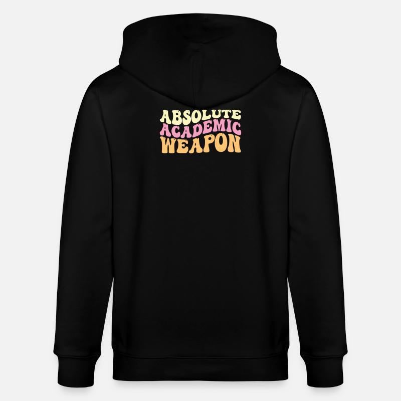 Studenten Absolute Academic Weapon - Stanley/Stella Unisex Bio-Kapuzenjacke CULTIVATOR  - Schwarz