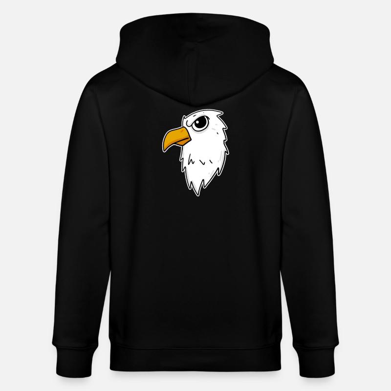 Tête d’aigle - Veste à capuche bio CULTIVATOR Stanley/Stella Unisexe - noir