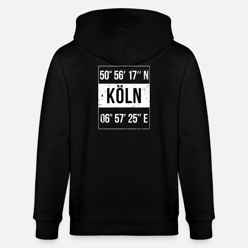 Cologne Coordinates - Stanley/Stella CULTIVATOR  Unisex Organic Hooded Jacket - black