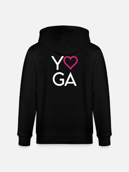 Yoga - Stanley/Stella CULTIVATOR  Unisex Organic Hooded Jacket - black