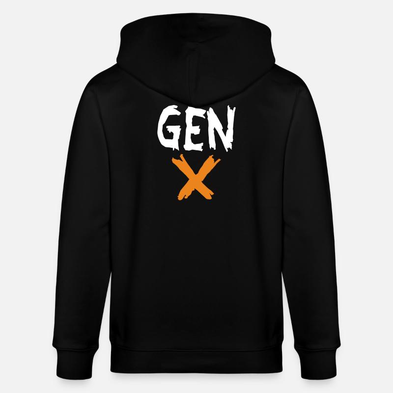 Gen X - Stanley/Stella Unisex Bio-Kapuzenjacke CULTIVATOR  - Schwarz