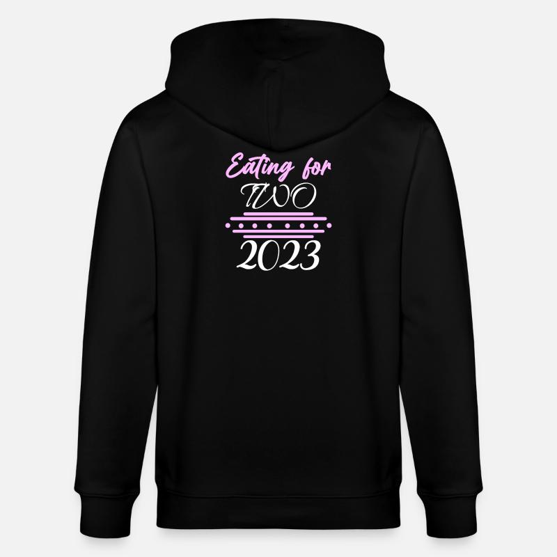 Grossesse Gémeaux 2023 - Veste à capuche bio CULTIVATOR Stanley/Stella Unisexe - noir