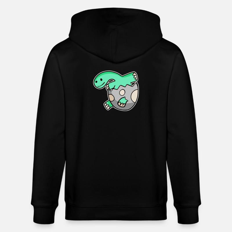 Bébé Dino - Veste à capuche bio CULTIVATOR Stanley/Stella Unisexe - noir