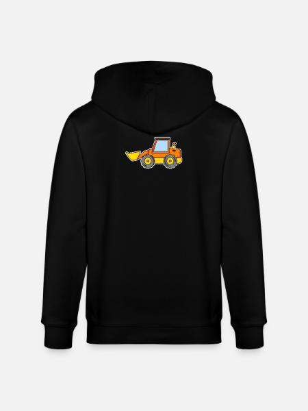 Bagger Baustelle Baggerfahrer - Stanley/Stella Unisex Bio-Kapuzenjacke CULTIVATOR  - Schwarz