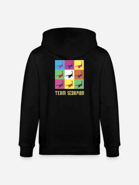 L'équipe Scorpio - Veste à capuche bio CULTIVATOR Stanley/Stella Unisexe - noir