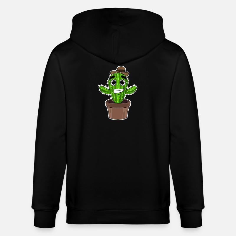 Cactus Cowboy - Veste à capuche bio CULTIVATOR Stanley/Stella Unisexe - noir