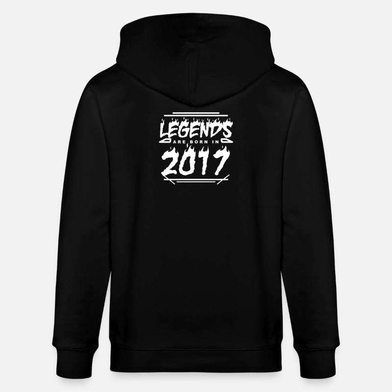 2017 - Year 2017 - Year 2017 - Stanley/Stella CULTIVATOR  Unisex Organic Hooded Jacket - black
