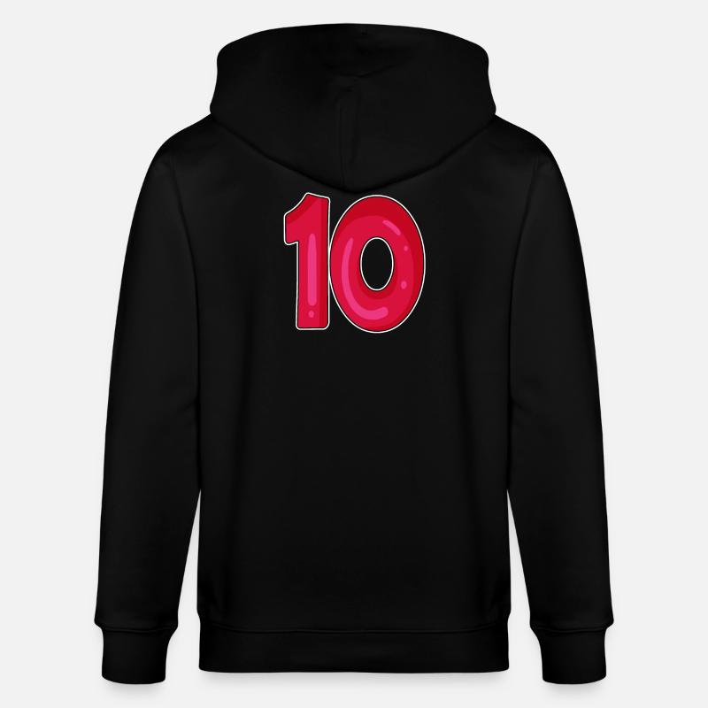 10 - Veste à capuche bio CULTIVATOR Stanley/Stella Unisexe - noir