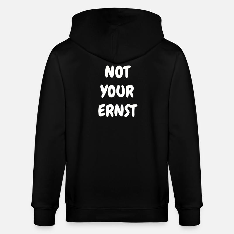 Not your Ernst Denglisch - Stanley/Stella Unisex Bio-Kapuzenjacke CULTIVATOR  - Schwarz