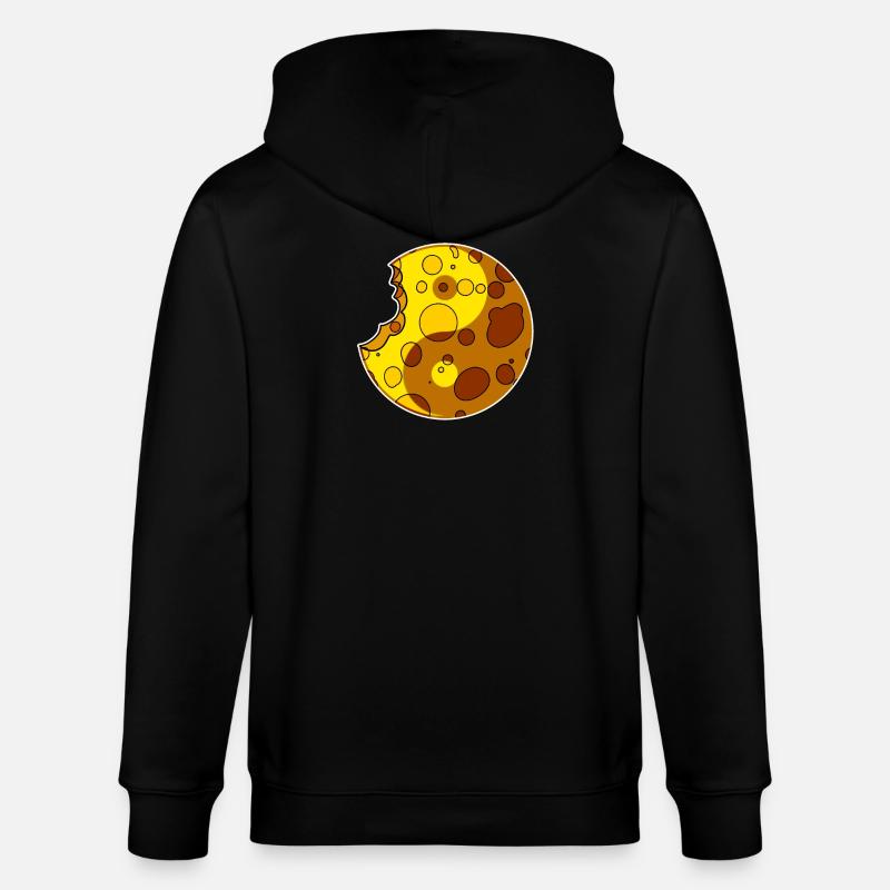 Fromage Yin Yang - Veste à capuche bio CULTIVATOR Stanley/Stella Unisexe - noir