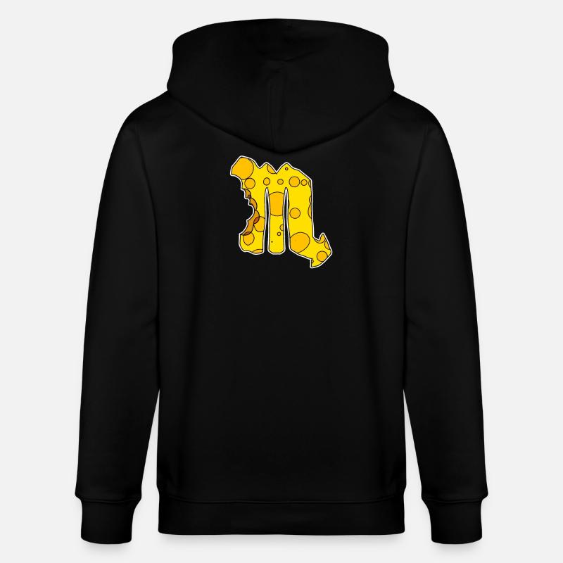 Sternzeichen Skorpion Symbol - Stanley/Stella Unisex Bio-Kapuzenjacke CULTIVATOR - Schwarz