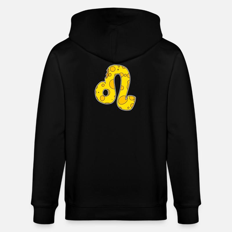 Sternzeichen Löwe Symbol - Stanley/Stella Unisex Bio-Kapuzenjacke CULTIVATOR  - Schwarz
