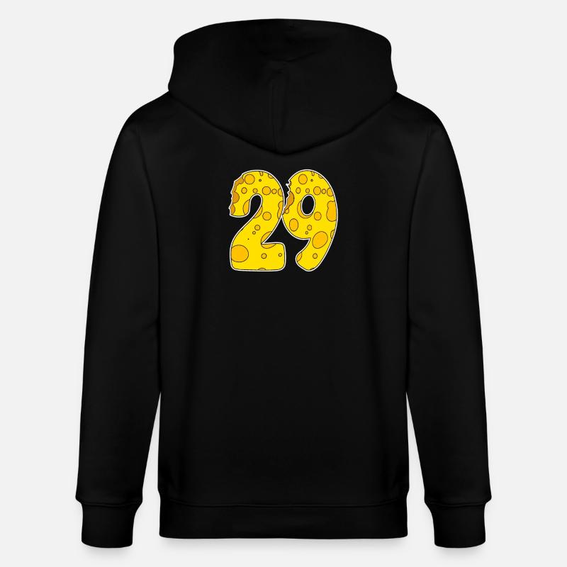 29 ans Lustig Käse - Veste à capuche bio CULTIVATOR Stanley/Stella Unisexe - noir