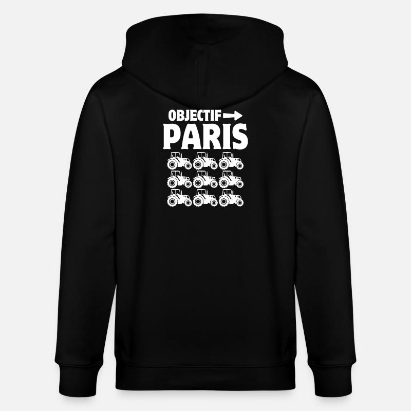 Bauer, Bauer, Bauer, Bauer - Stanley/Stella Unisex Bio-Kapuzenjacke CULTIVATOR  - Schwarz