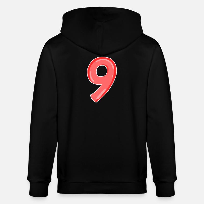 Neun - 9 - Stanley/Stella Unisex Bio-Kapuzenjacke CULTIVATOR  - Schwarz