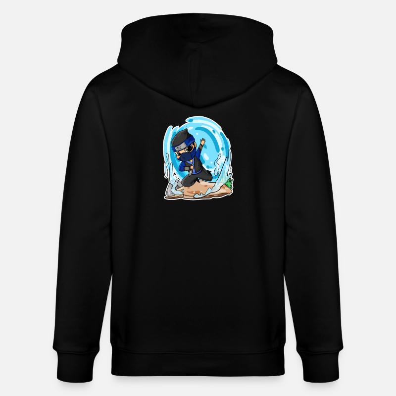 Ninja Motif - Veste à capuche bio CULTIVATOR Stanley/Stella Unisexe - noir