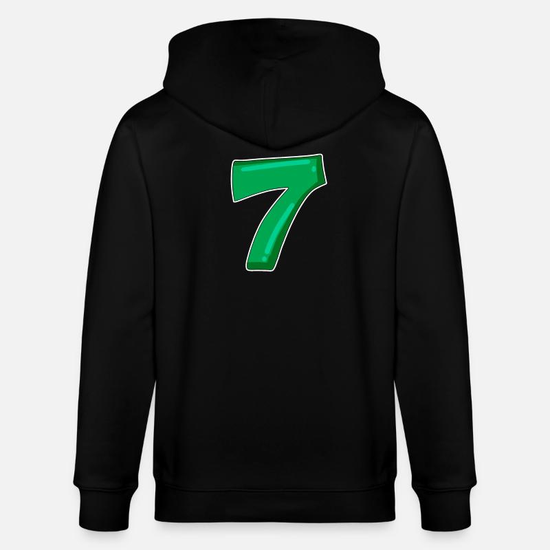 Numéro 7 Numéro - Veste à capuche bio CULTIVATOR Stanley/Stella Unisexe - noir