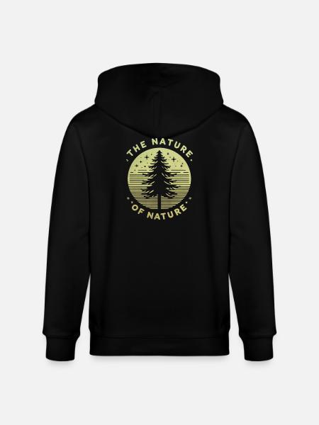 The Nature of Nature - Stanley/Stella CULTIVATOR Unisex Organic Hooded Jacket - black